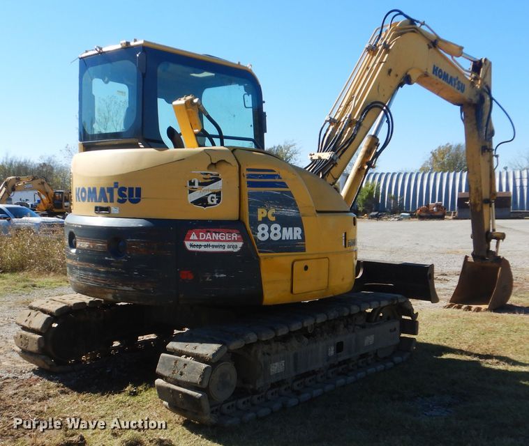 image for item DJ8501 2009 Komatsu PC88MR-8  mini excavator
