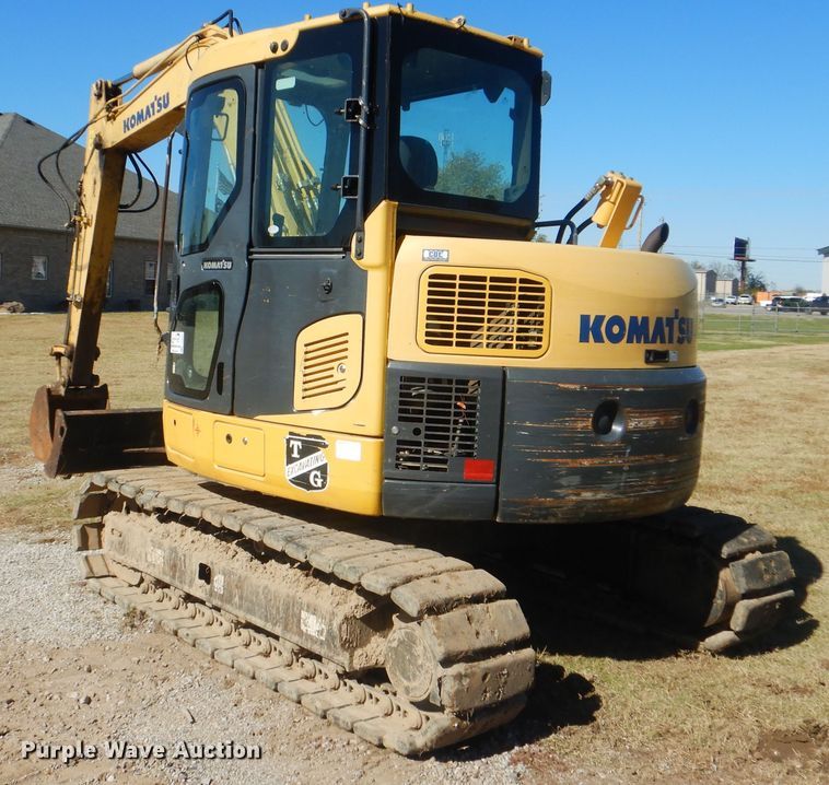 image for item DJ8501 2009 Komatsu PC88MR-8  mini excavator