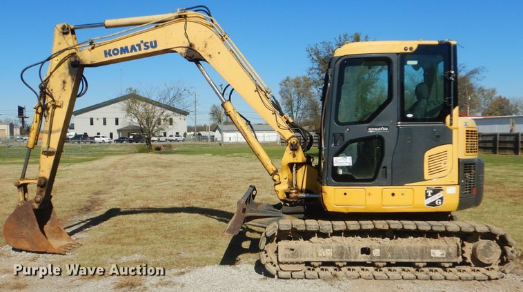 image for item DJ8501 2009 Komatsu PC88MR-8  mini excavator