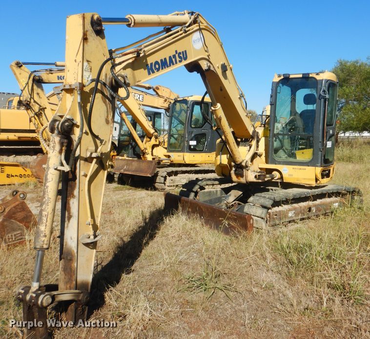 image for item DJ8502 2010 Komatsu PC88MR-8  mini excavator