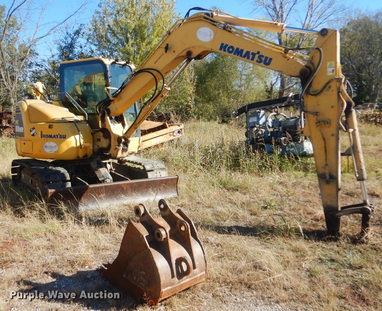 image for item DJ8502 2010 Komatsu PC88MR-8  mini excavator