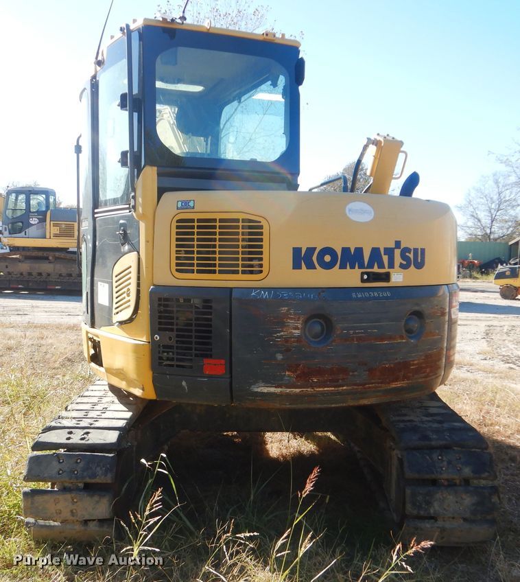 image for item DJ8502 2010 Komatsu PC88MR-8  mini excavator