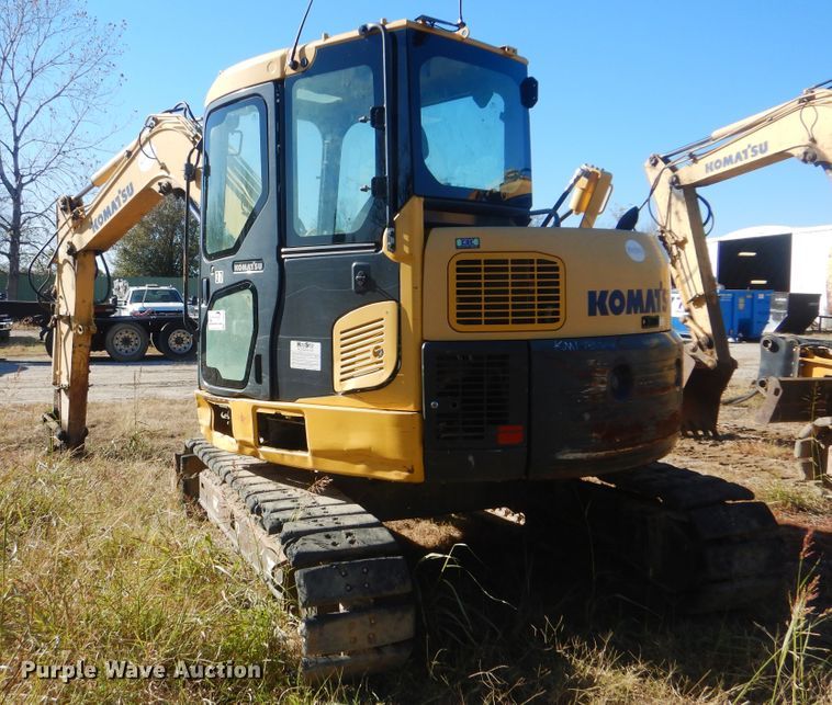 image for item DJ8502 2010 Komatsu PC88MR-8  mini excavator