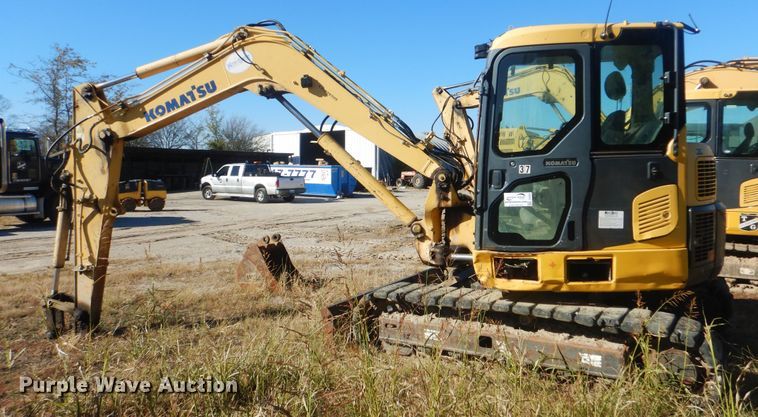 image for item DJ8502 2010 Komatsu PC88MR-8  mini excavator