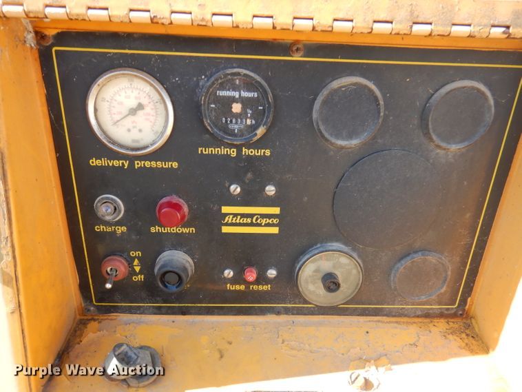 image for item DY9586 1996 Atlas Copco XAS96JD  air compressor