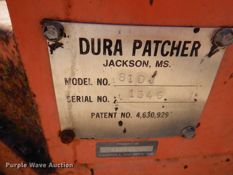 image for item DY9591 Dura Patcher 81DJ pot hole patcher