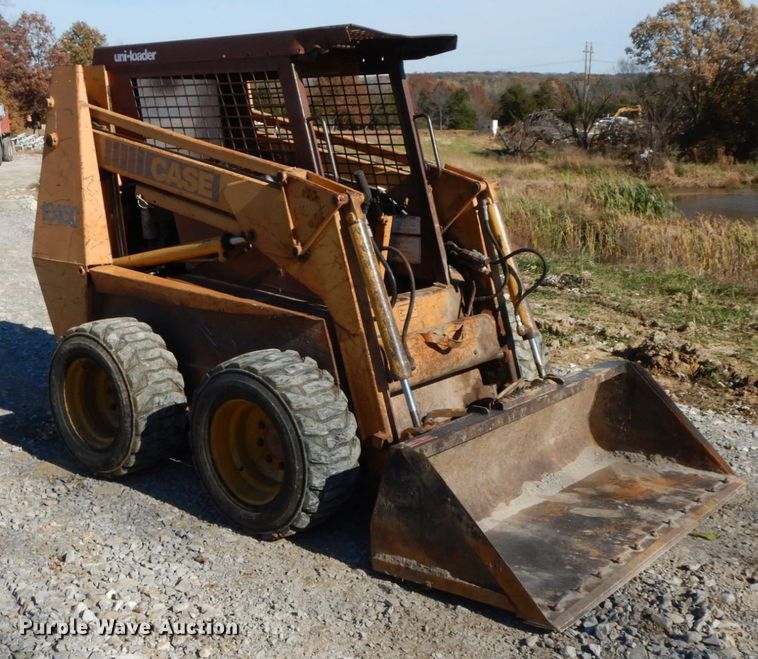 image for item FG9658 1991 Case 1845C  skid steer loader