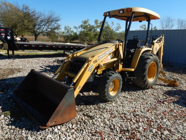 2008 John Deere 110 backhoe in Fredonia 