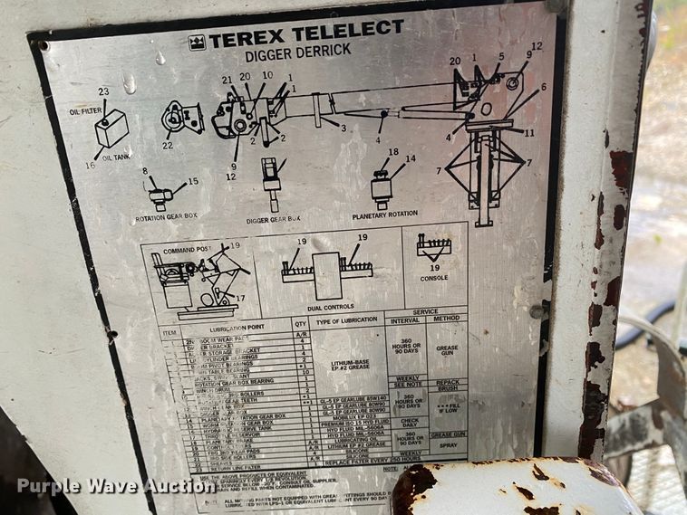 image for item HA9666 2006 International 7500  digger derrick truck