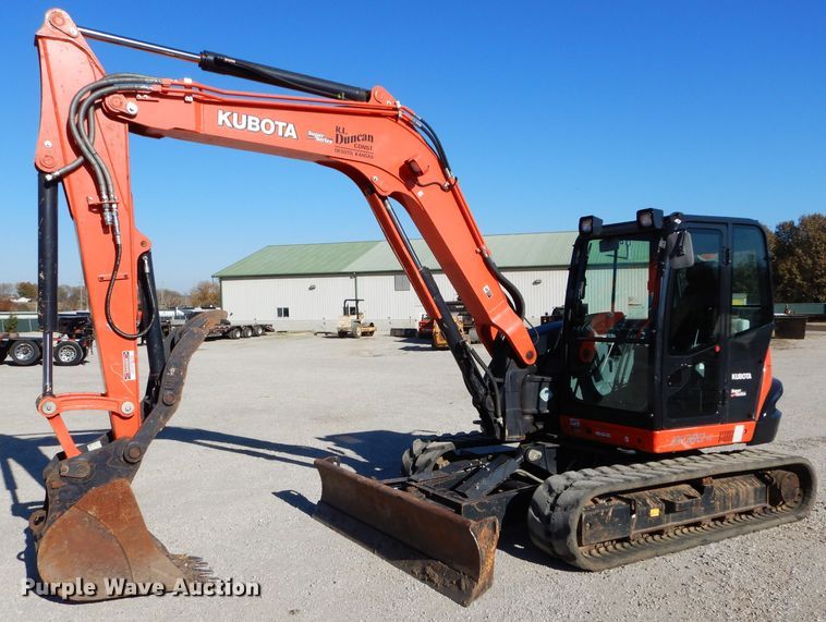 image for item HF9054 2018 Kubota KX080-45  mini excavator