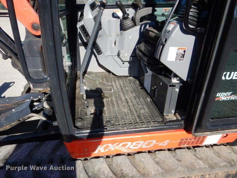 image for item HF9054 2018 Kubota KX080-45  mini excavator