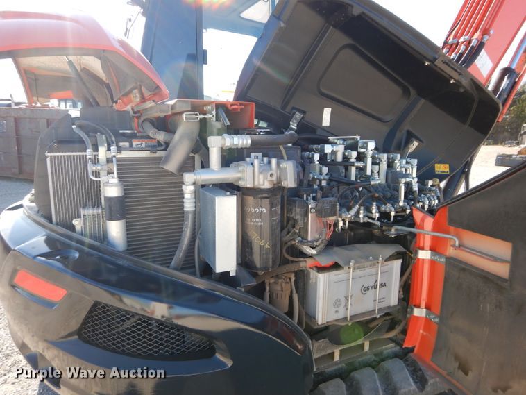 image for item HF9054 2018 Kubota KX080-45  mini excavator