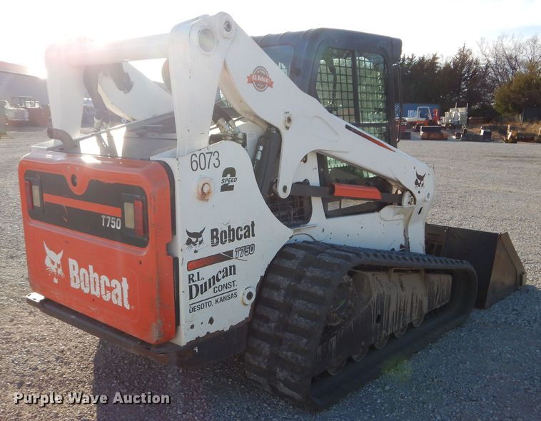image for item HF9055 2015 Bobcat T750  tracked skid steer loader
