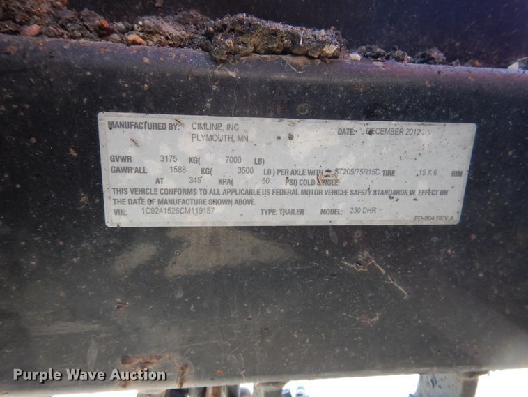 image for item HL9521 2013 Cimline 230DH melter applicator