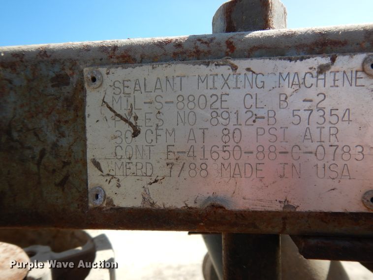 image for item HR9620 Pyles 8912-B57354 sealant mixing machine