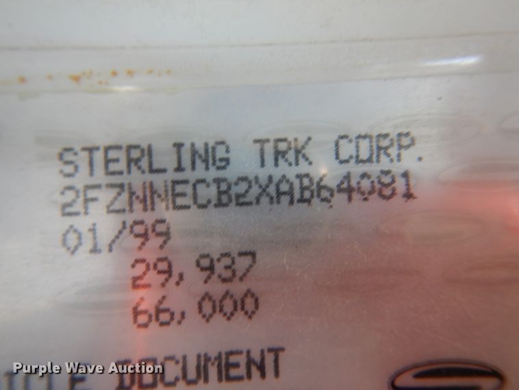 image for item HS9415 1999 Sterling L-Line  ready mix truck