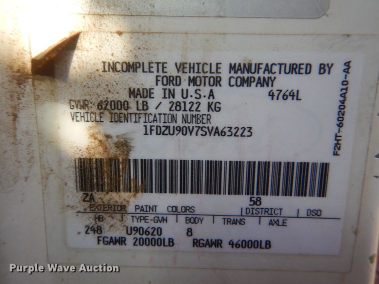 image for item HS9420 1995 Ford L9000  ready mix truck