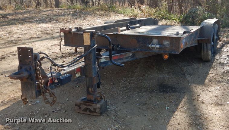 image for item HS9436 2001 Butler tilt deck equipment trailer