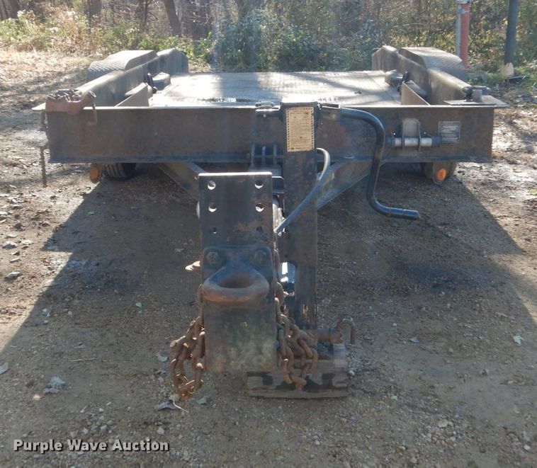 image for item HS9436 2001 Butler tilt deck equipment trailer