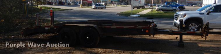 image for item HS9436 2001 Butler tilt deck equipment trailer