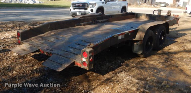 image for item HS9436 2001 Butler tilt deck equipment trailer