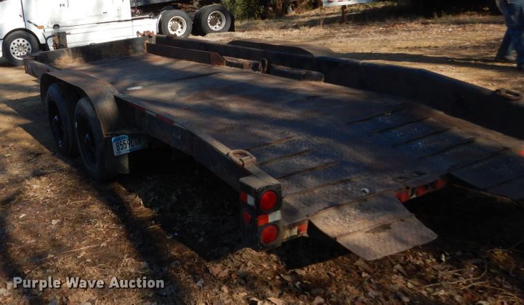 image for item HS9436 2001 Butler tilt deck equipment trailer