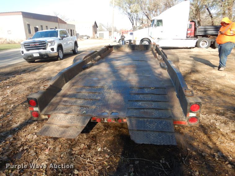 image for item HS9436 2001 Butler tilt deck equipment trailer