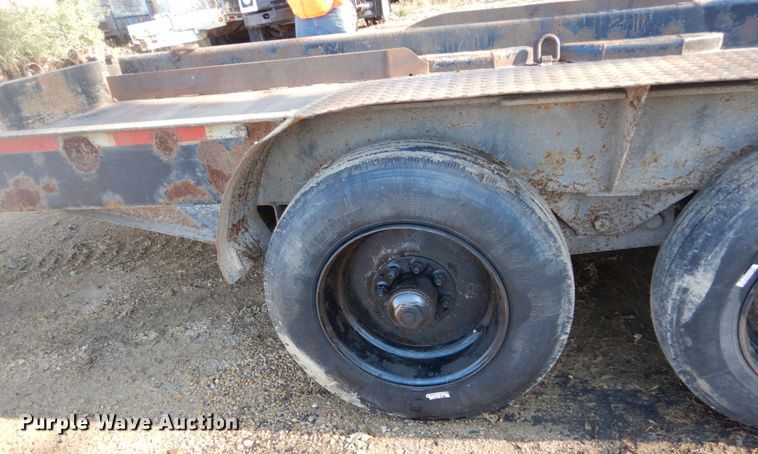 image for item HS9436 2001 Butler tilt deck equipment trailer