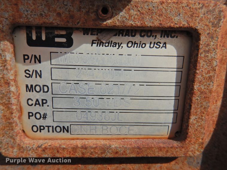 image for item HU9651 2015 Case 621F XR  high lift wheel loader