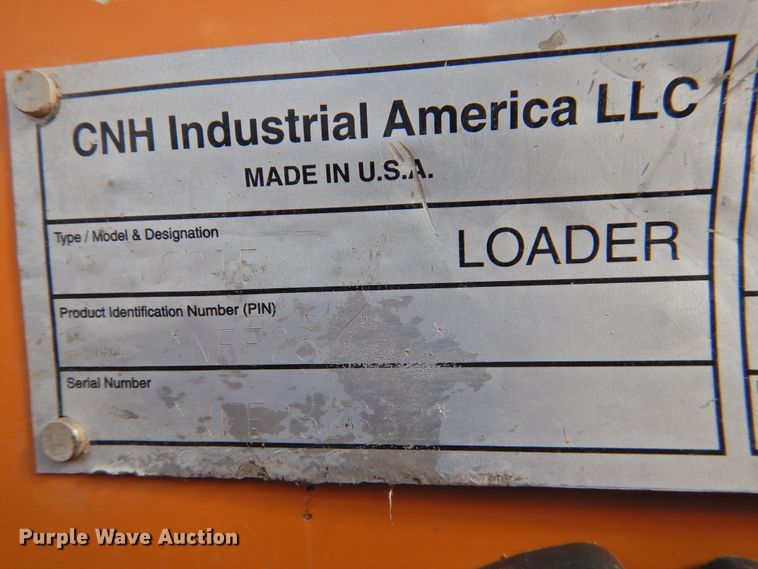 image for item HU9651 2015 Case 621F XR  high lift wheel loader