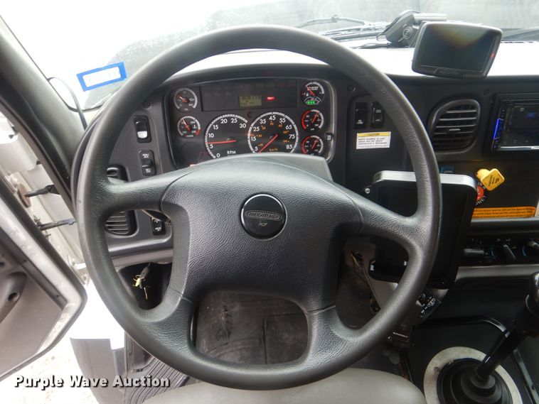 image for item HX9005 2014 Freightliner 108SD  Crew Cab utility truck with crane