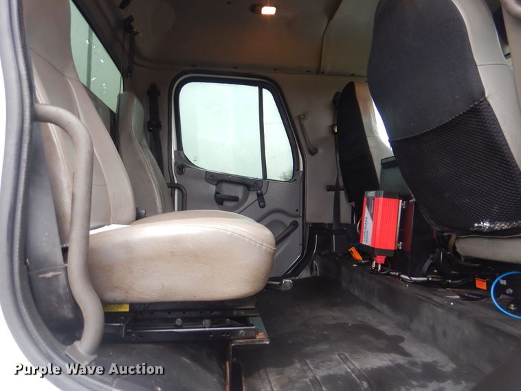 image for item HX9005 2014 Freightliner 108SD  Crew Cab utility truck with crane