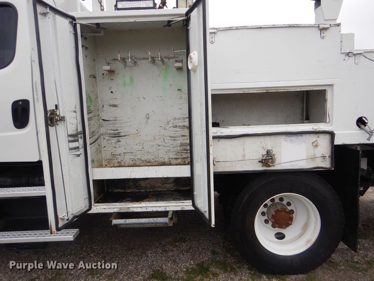 image for item HX9005 2014 Freightliner 108SD  Crew Cab utility truck with crane