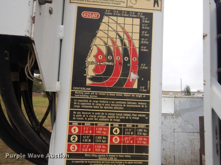 image for item HX9005 2014 Freightliner 108SD  Crew Cab utility truck with crane