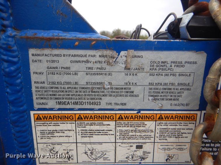 image for item HX9011 2013 Vacmasters VNDS1000 vacuum excavator