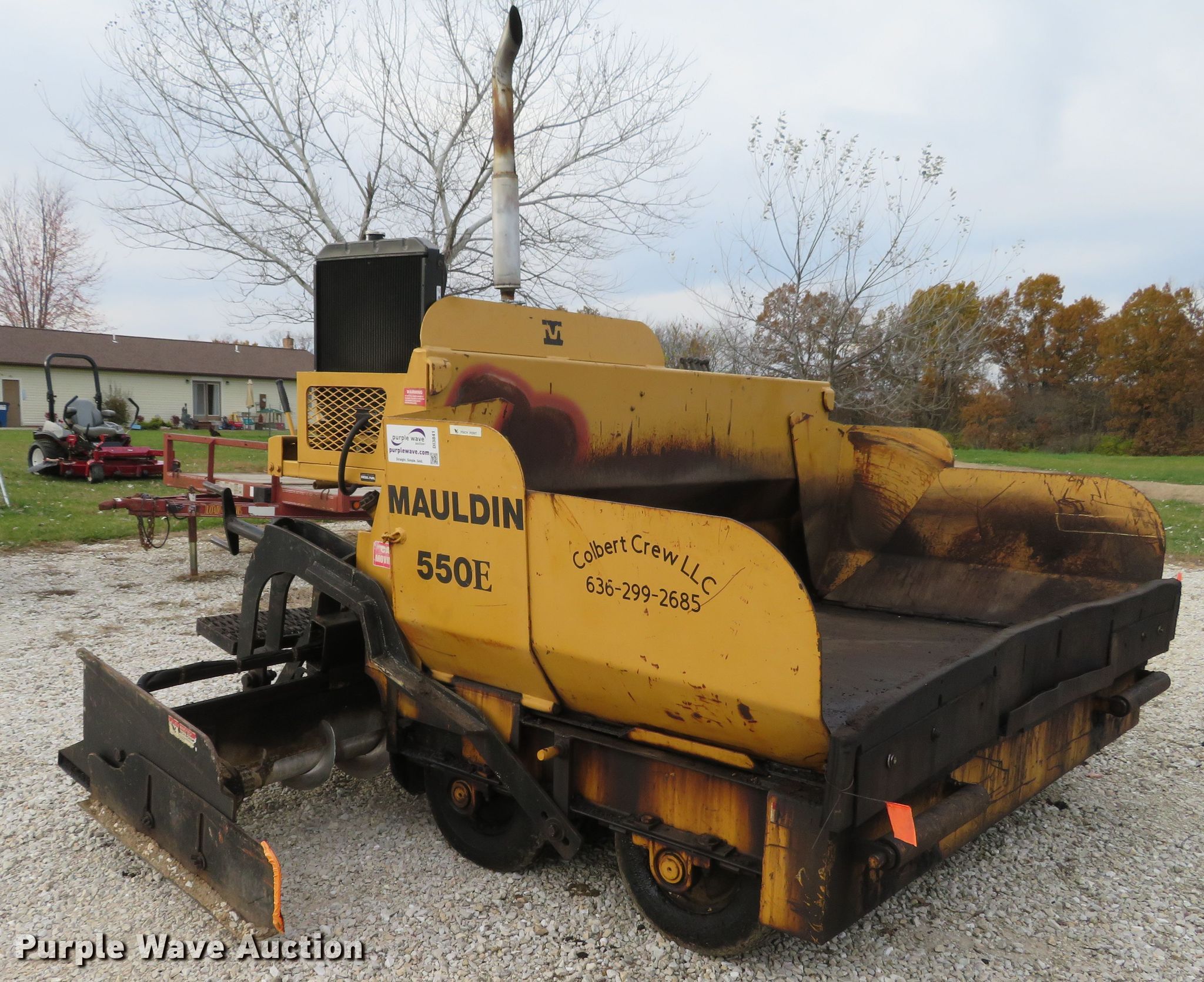 Mauldin 550E paver in Troy, MO Item DI3841 sold Purple Wave