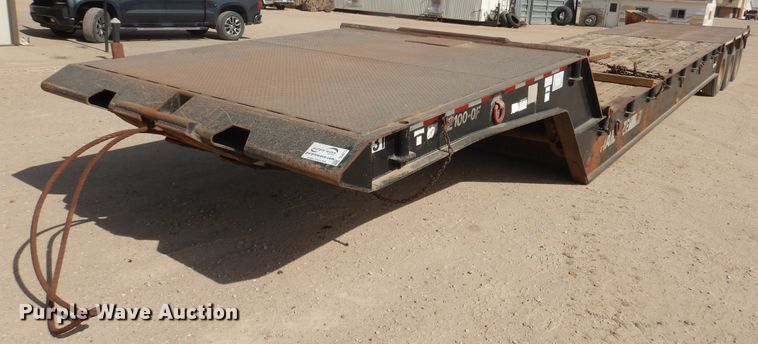 image for item DG8273 2006 Trail-Eze TE100-0F50D drop deck equipment trailer