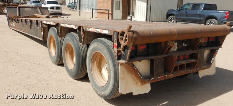 image for item DG8273 2006 Trail-Eze TE100-0F50D drop deck equipment trailer