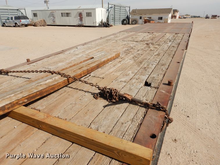 image for item DG8273 2006 Trail-Eze TE100-0F50D drop deck equipment trailer