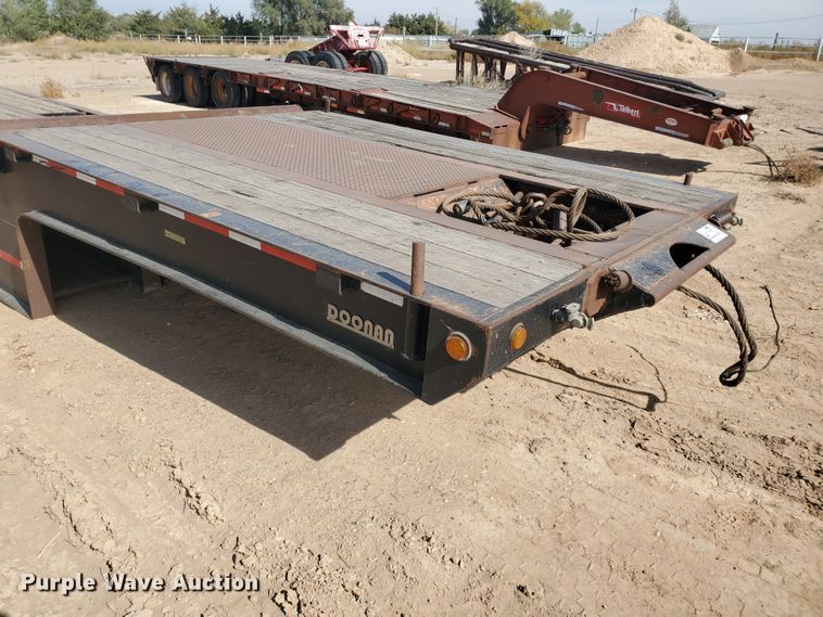 image for item DG8276 2007 Doonan 532DD12RC drop deck equipment trailer