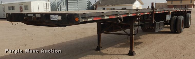 image for item DG8279 1994 Fontaine FTW-5-8048WSAW flatbed trailer