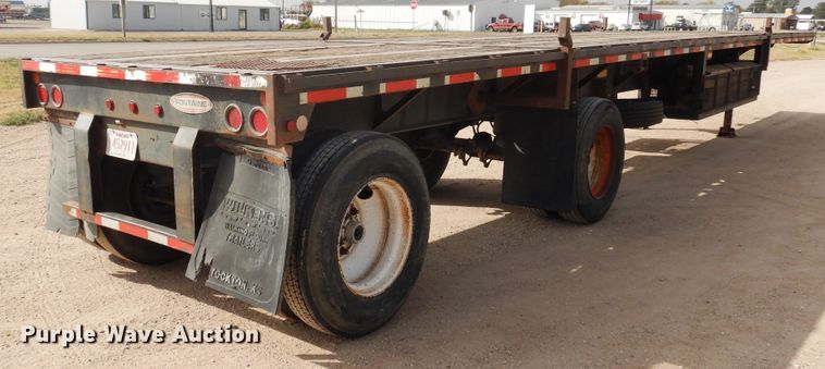 image for item DG8279 1994 Fontaine FTW-5-8048WSAW flatbed trailer