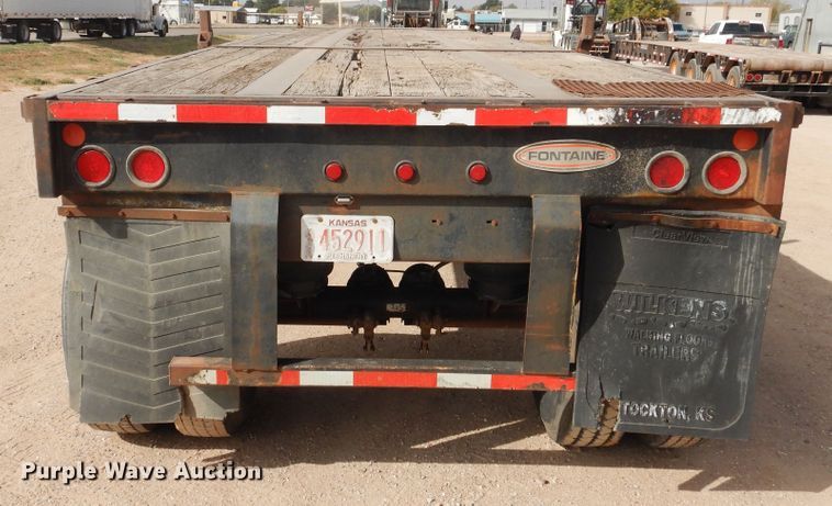 image for item DG8279 1994 Fontaine FTW-5-8048WSAW flatbed trailer