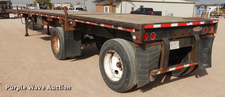 image for item DG8279 1994 Fontaine FTW-5-8048WSAW flatbed trailer
