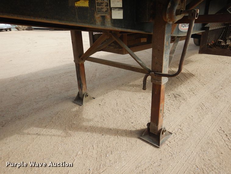 image for item DG8279 1994 Fontaine FTW-5-8048WSAW flatbed trailer
