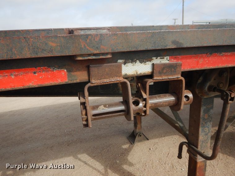 image for item DG8279 1994 Fontaine FTW-5-8048WSAW flatbed trailer