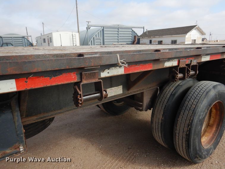 image for item DG8279 1994 Fontaine FTW-5-8048WSAW flatbed trailer