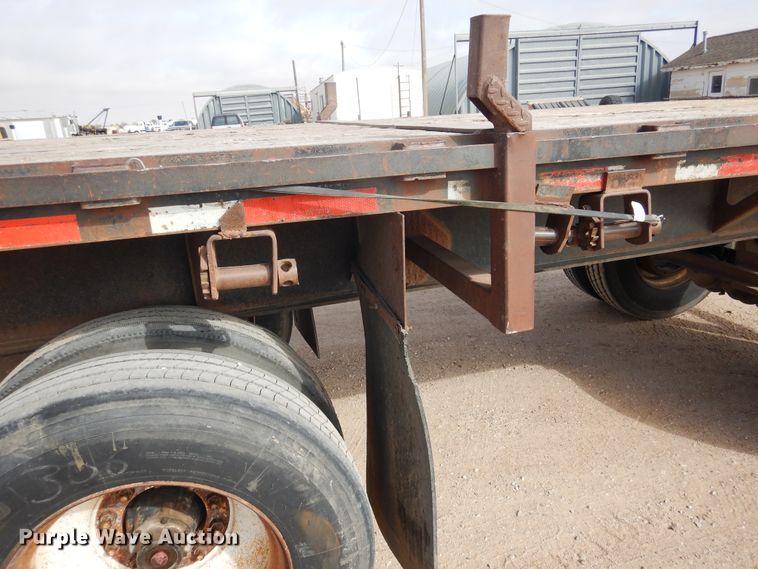 image for item DG8279 1994 Fontaine FTW-5-8048WSAW flatbed trailer