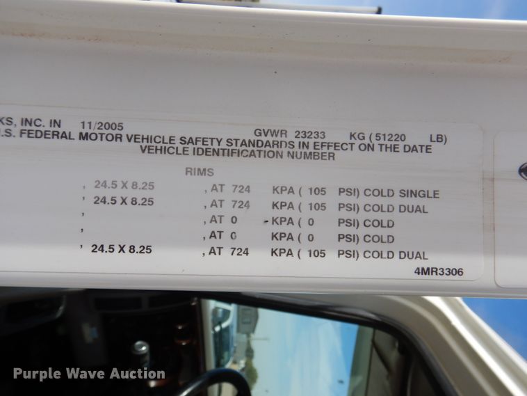 image for item DG8289 2006 Mack CH  winch truck