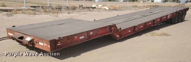 image for item DG8290 1981 Atoka 40D0L oilfield trailer
